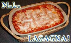 baked lasagna in pamper chef baker